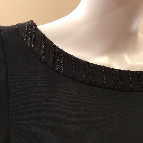 Sangria Black Dress Fit & Flare Sparkles - Picture 5 of 14